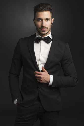 Latin man wearing a tuxedo - Slabotsky's Fine Mens Wear and Tailoring